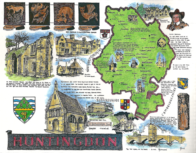 Huntingdonshire Map