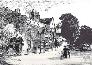 The White Horse at Eaton Socon, an inn which features in Dickens’ “Nicholas Nickleby”. 